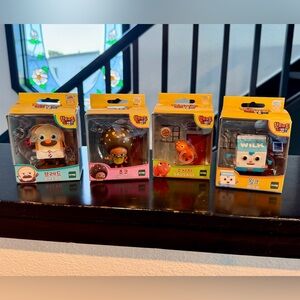 Bread Barbershop Character Figures - Bread, Choco, Sausage, Wilk
